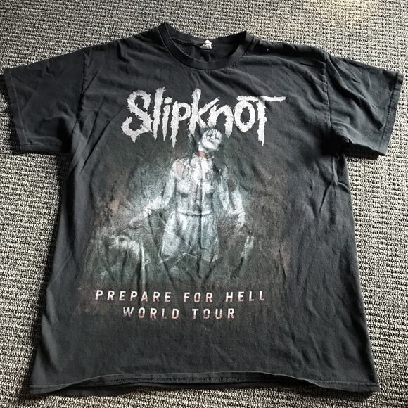 Slipknot 2014-15 Prepare For Hell World‎ Tour Tee Shirt